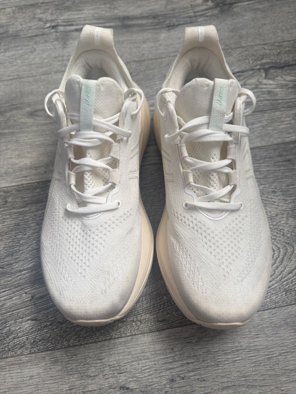 ASICS White Women's Neutral Running Sneakers - Picture 3 of 10